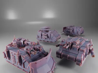 ultimate tank builder 3D print model