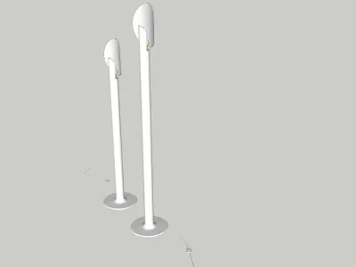 Elysee lamps Pierre Paulin 3D model