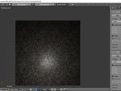 Lava Rock Surface 3D model