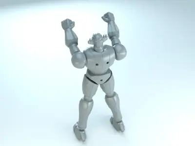 Steel God Jeeg - Shin Jeeg robot acciaio  3D model