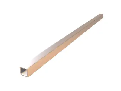 Square Straws v1 009 Low-poly 3D model