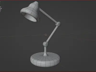 3d table lamp cartoon 3D model