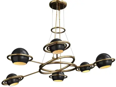 Delightfull Cosmo Suspention Light Black 6 Low-poly 3D model