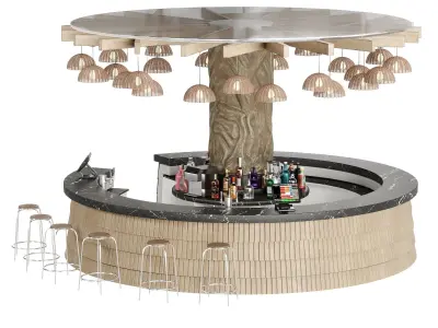 Bar 15 Exterior Bar 3D model