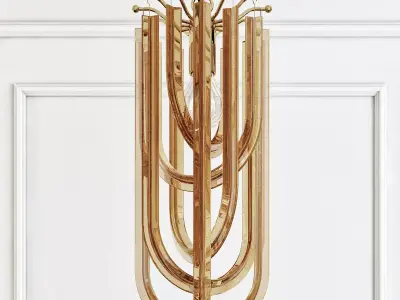Hanging lamp pipe 3D model