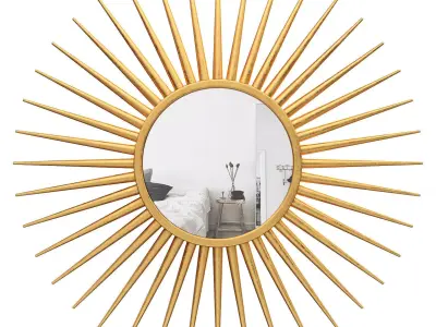 Metal Wall Mirror WRLO5570 3D model