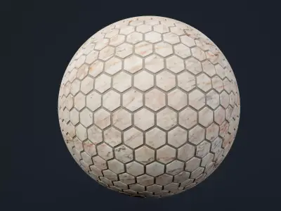 Marble Tile Seamless PBR Texture Texture
