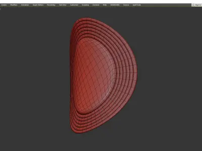MAURINE WALL Low-poly 3D model
