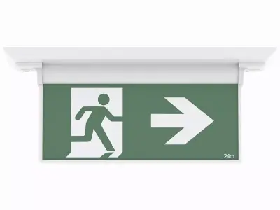 Exit Sign 3D model