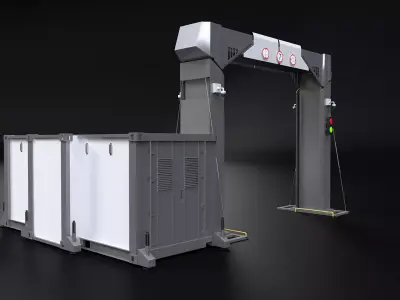 Border X-Ray Gate 3D model