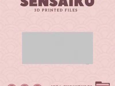 TONSTAD Cabinet with Sliding Doors Dollhouse - IKEA - 3D Print 3D print model