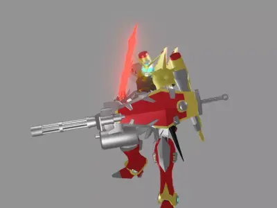 The Mecha Attacker 8 3D model