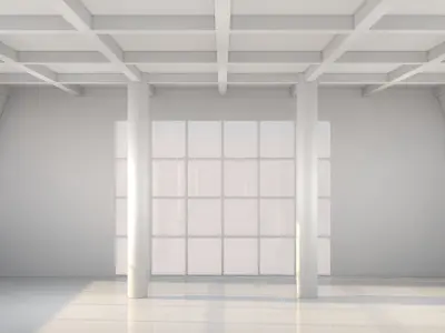 Futuristic Warehouse 3D model