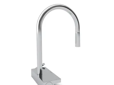 Kitchen faucets HANSGROHE Aquno Select 3D model