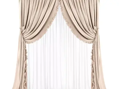 Curtain 3D model 60 3D model