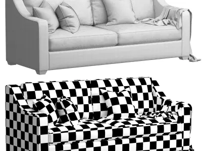 Wesley Hall - Mcguire Sofa 3D model