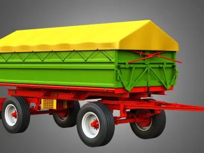 Fortschritt HW-80 Trailer 3D model