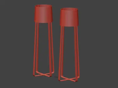 Floor lamp Poulpe P-2949 Low-poly 3D model