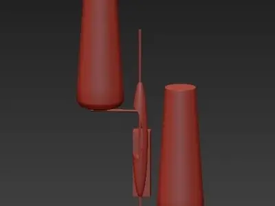 Simply perfect Italian sconce circa 3D model