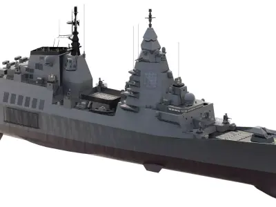 JAPANESE NAVY ADVANCED MULTIROLE DESTROYER 3D model