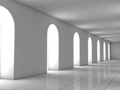 Sci Fi Corridor 3D model
