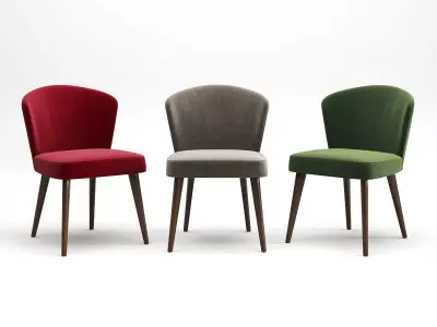 Aston Dining Chair 3D model