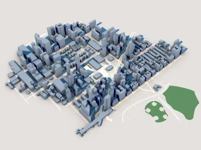 Metropolitan Opera House New York USA 3D model