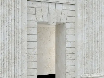 Classic Architecture Door 3D model