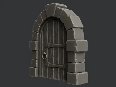 a Door sculpt  3D model