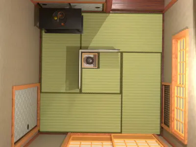 Tea House Go-an 3D model