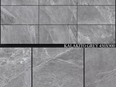 Zeus Ceramica Kalakito Grey 450x900 3D model