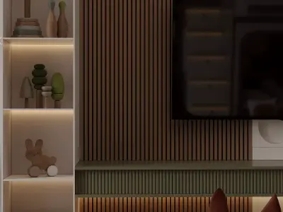 Childrens Playroom Interior High Quality 3D Scene 3D model