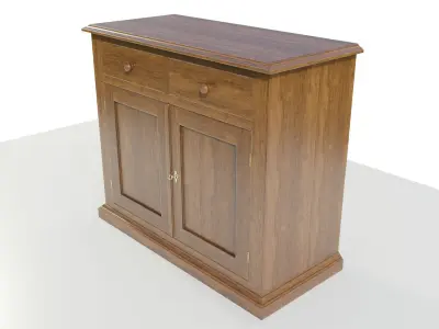 Classic Low Cabinet 3D model