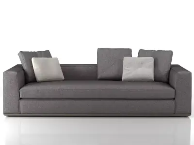 P S seater sofa 3D model