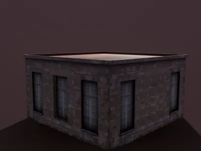 House v4 Low-poly 3D model