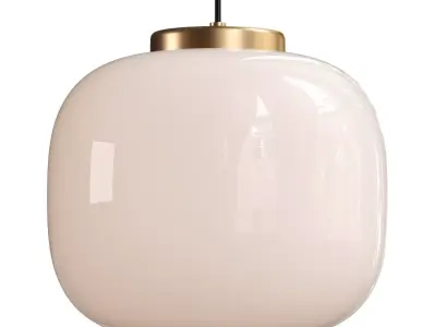  Kace Single Light Glass Dimmable Pendant 3D model