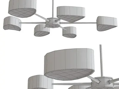 Wired Custom Lighting GK Concept low poly 3d model Low-poly 3D model