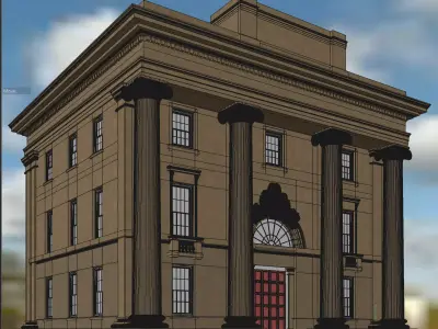 Curzon Street Station  Birmingham UK 3D model