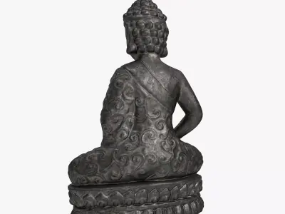 Buddha Sculpture For interior and exterior SPA- Zen Garden 3D model