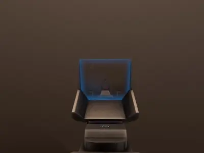 Sci-Fi Bizon Low-poly 3D model