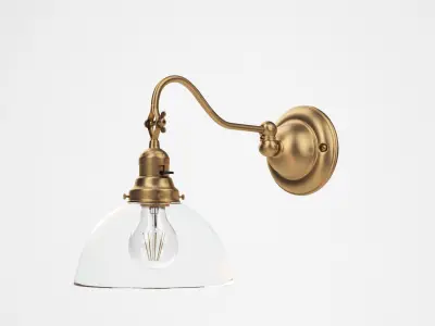 Fords Mill Single Swing-Arm Sconce 3D model
