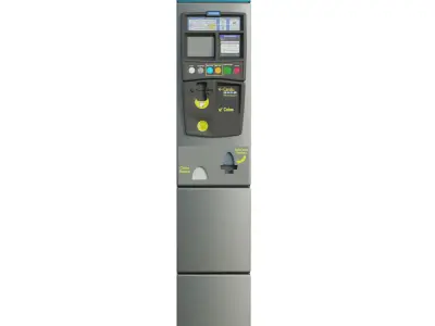 NY Parking Terminal Low-poly 3D model