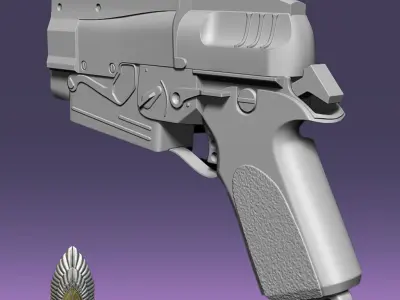Fallout 10mm Cosplay 3d digital download 3D print model