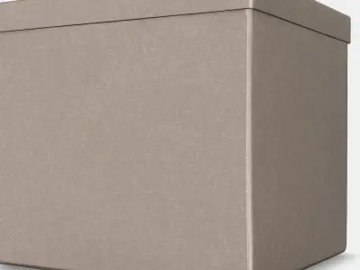 TJOG Storage box with lid 1 Low-poly 3D model