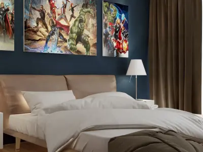 Kid Bedroom 3D model