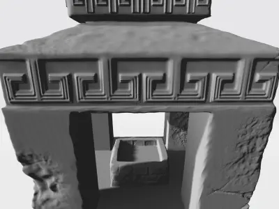 The fireplace of Maya 3D print model