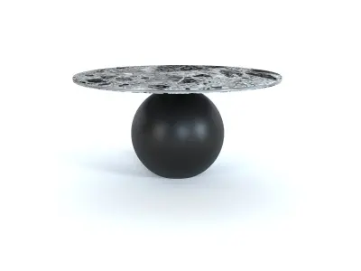 thumb marble coaster 3D model