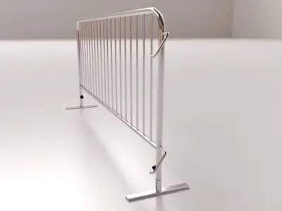 Crowd Barrier 3D model