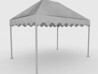 Gazebo Tent 10 250 cm X 350 cm 3D model