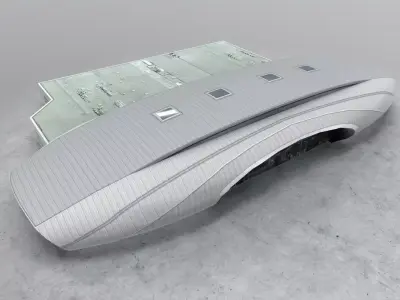 LKKV New Terminal Low-poly 3D model